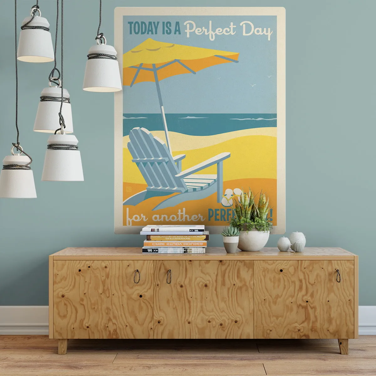 Another Perfect Day Beach Chair Decal