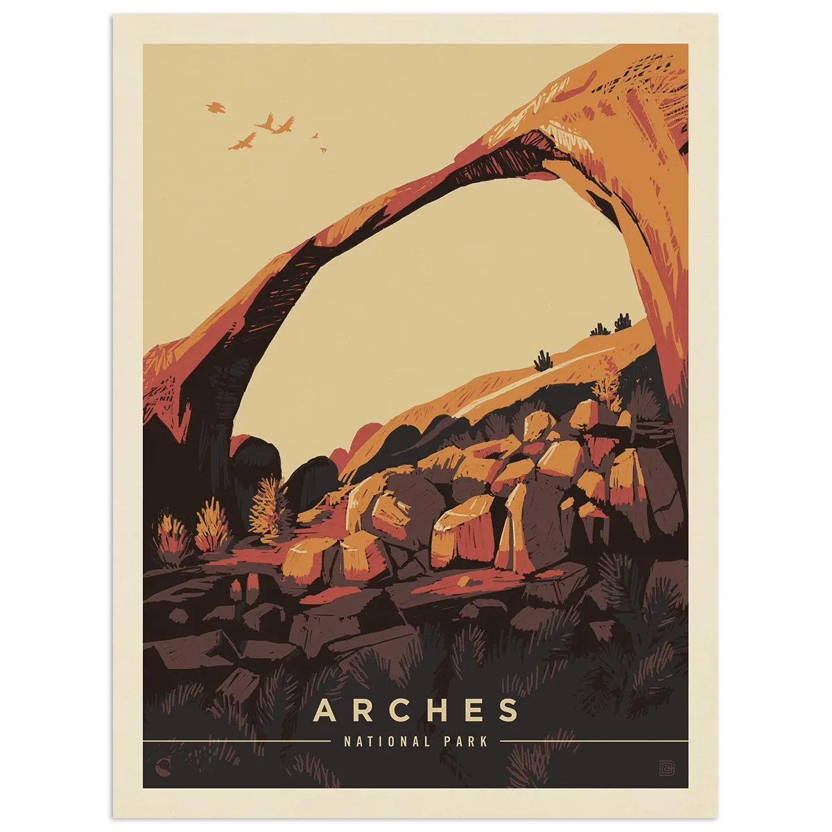 Arches National Park Utah Devils Garden Decal