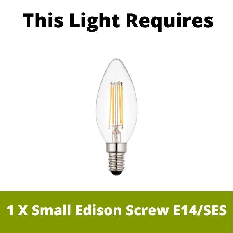 Armand Aged Brass Wall Light Elstead Lighting