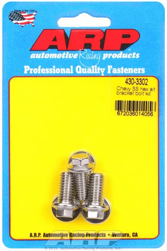 ARP Alternator Bracket Bolt Kits 430-3302