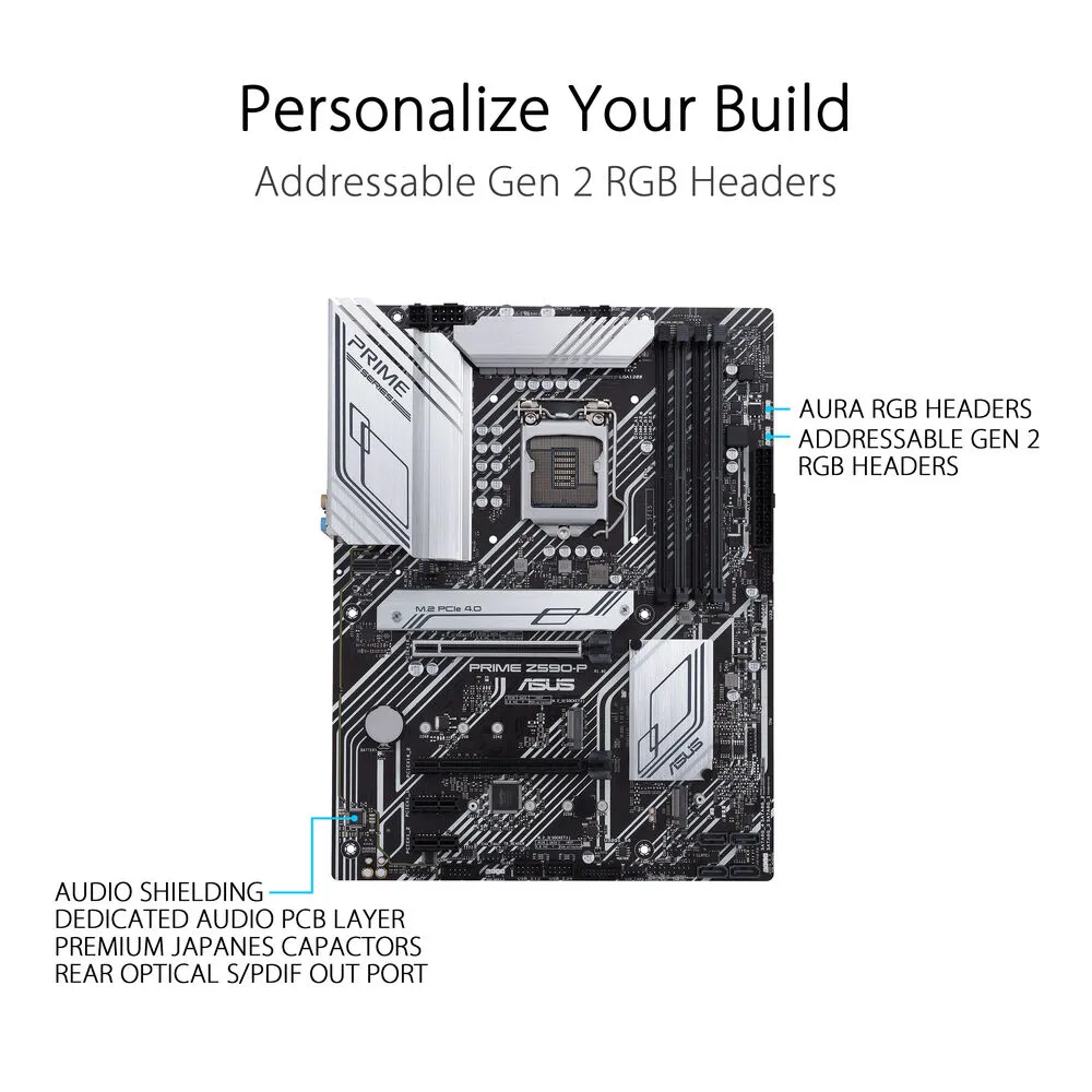 ASUS Prime Z590-P LGA 1200 ATX Motherboard