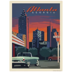 Atlanta Georgia Varsity Drive In Decal
