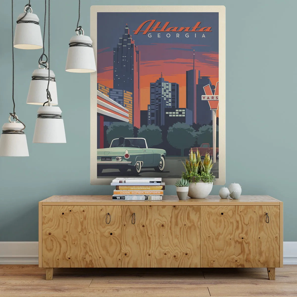 Atlanta Georgia Varsity Drive In Decal