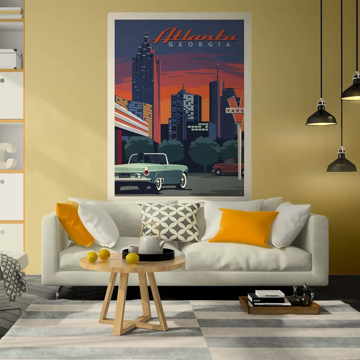 Atlanta Georgia Varsity Drive In Decal