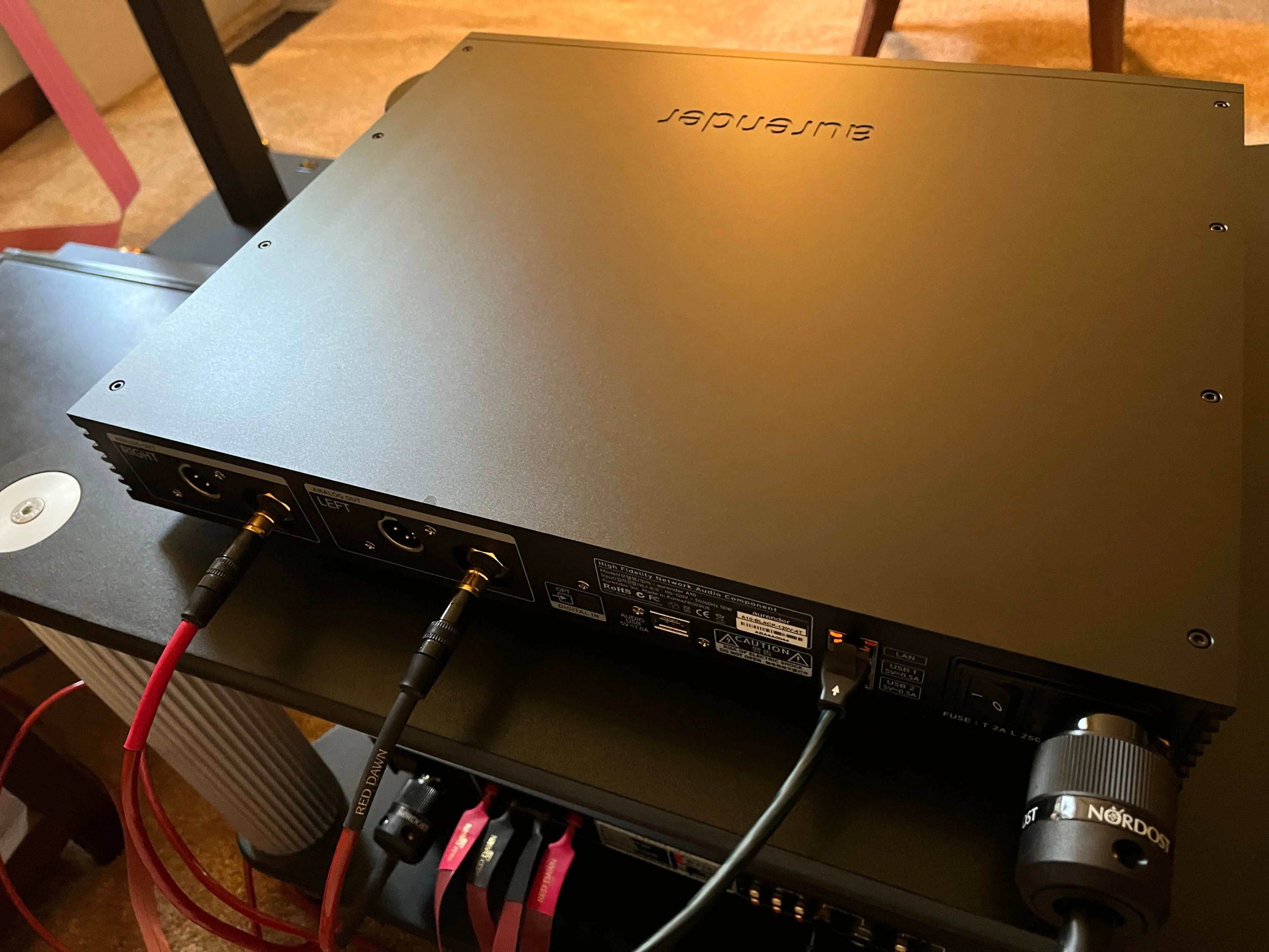 Aurender A10- Music Server/Streamer/Player & DAC - 4TB (black)