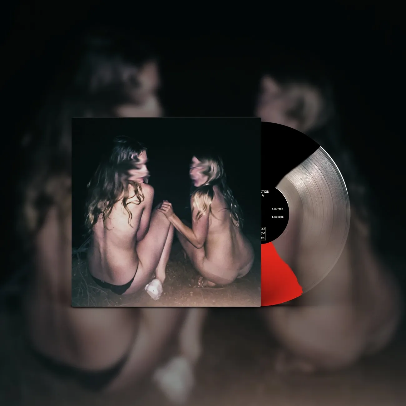Bay Faction: S/T: Black/Red/Clear Tricolor Vinyl LP