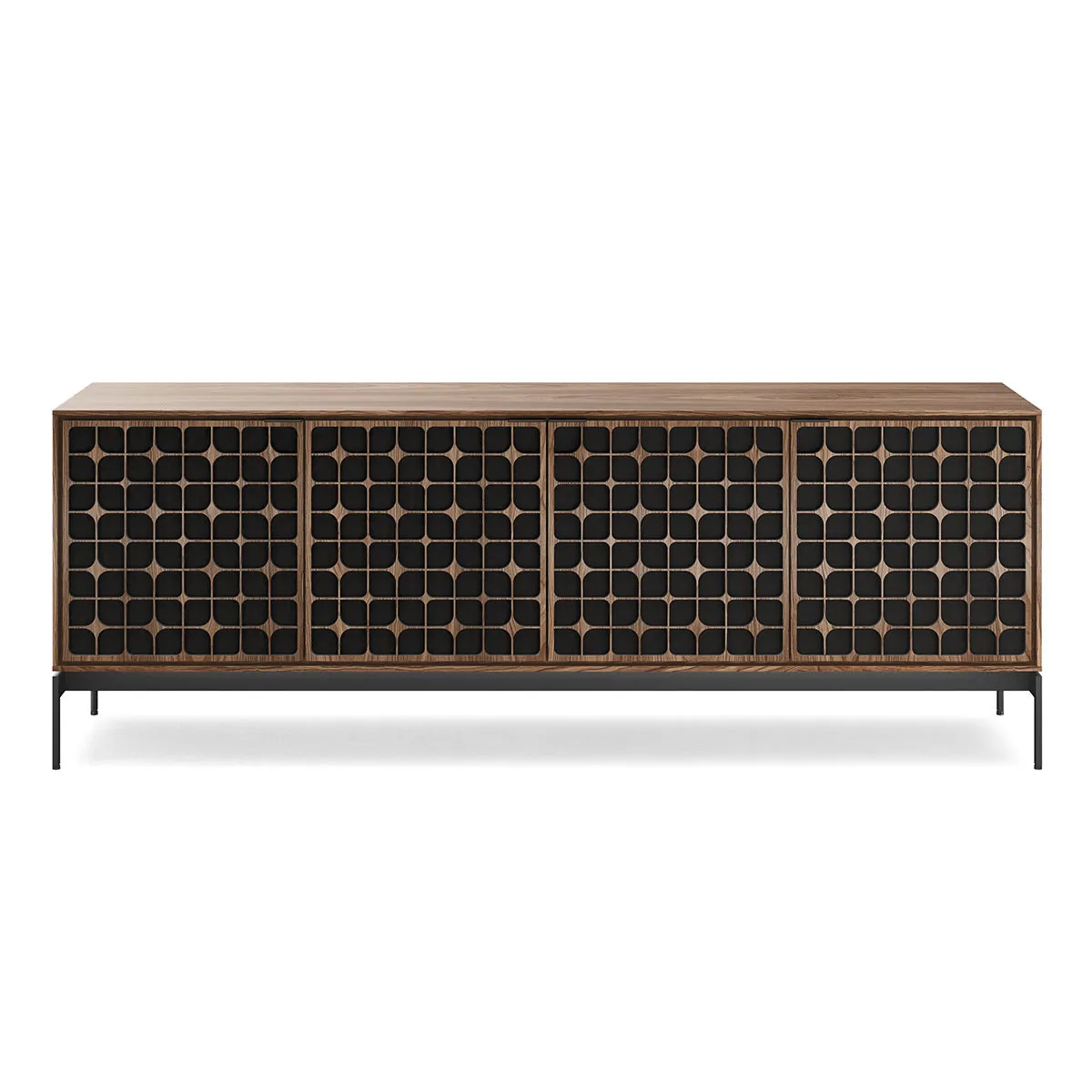 BDI Elements 8709 Constellation Media Cabinet with Console Base (Natural Walnut)
