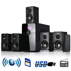 Befree Sound Bfs450 5.1 Channel Surround Bluetooth Speaker System In Black