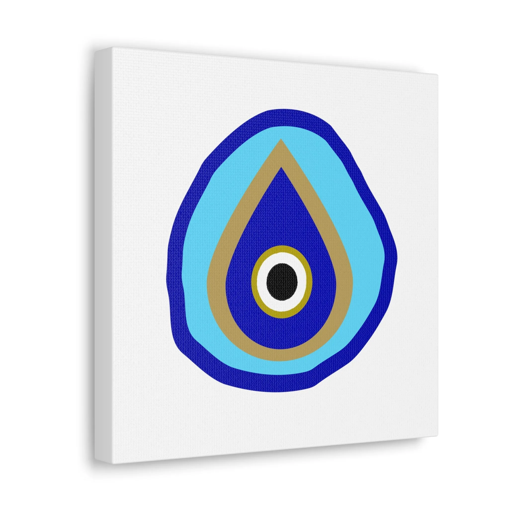Blue Eye Tear Drop Canvas