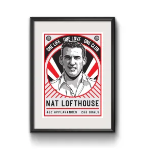 Bolton Nat Lofthouse Print