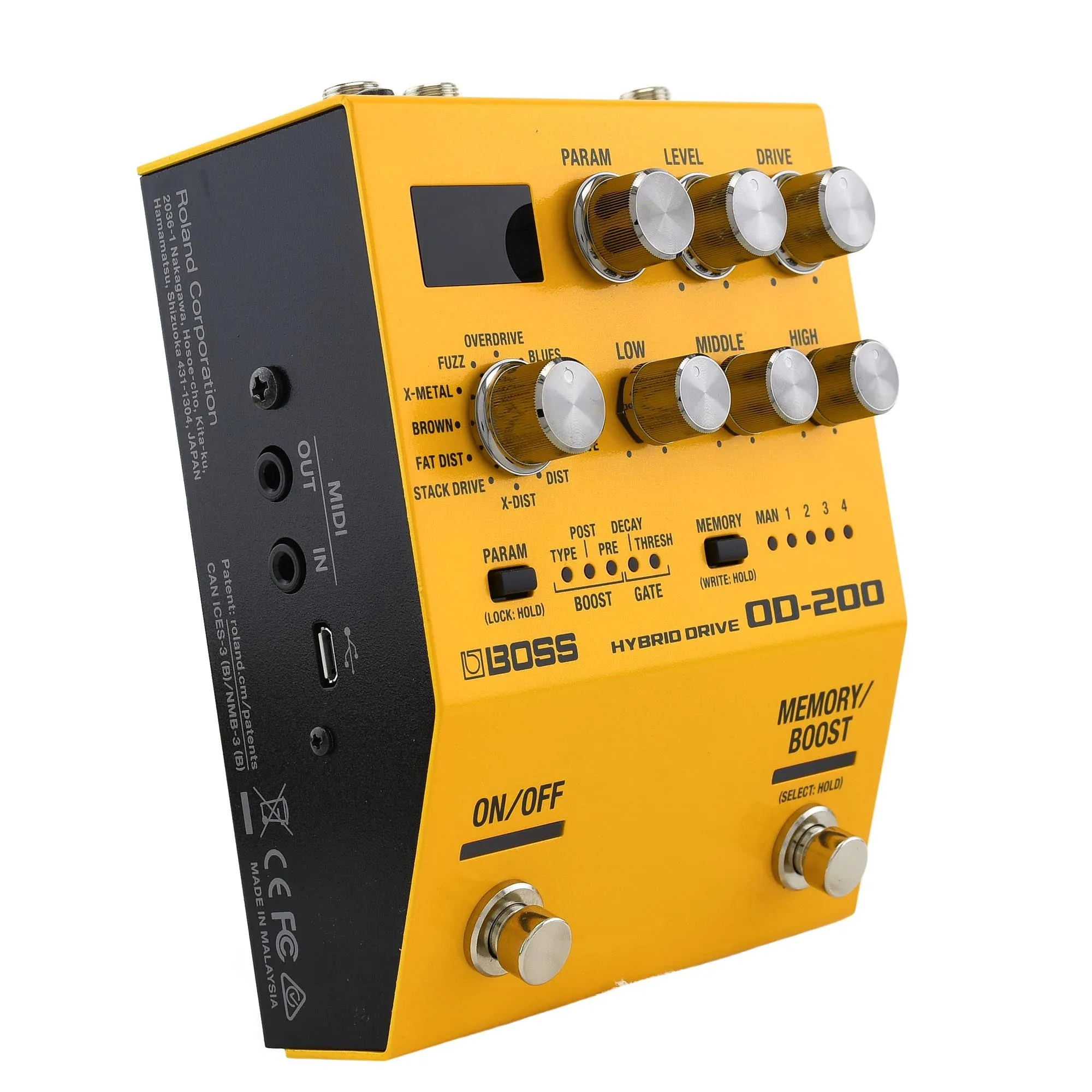 Boss OD-200 Hybrid Drive Effects Pedal