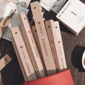 Bugu Design Studio - Lottery Poetry Rubber Stamp