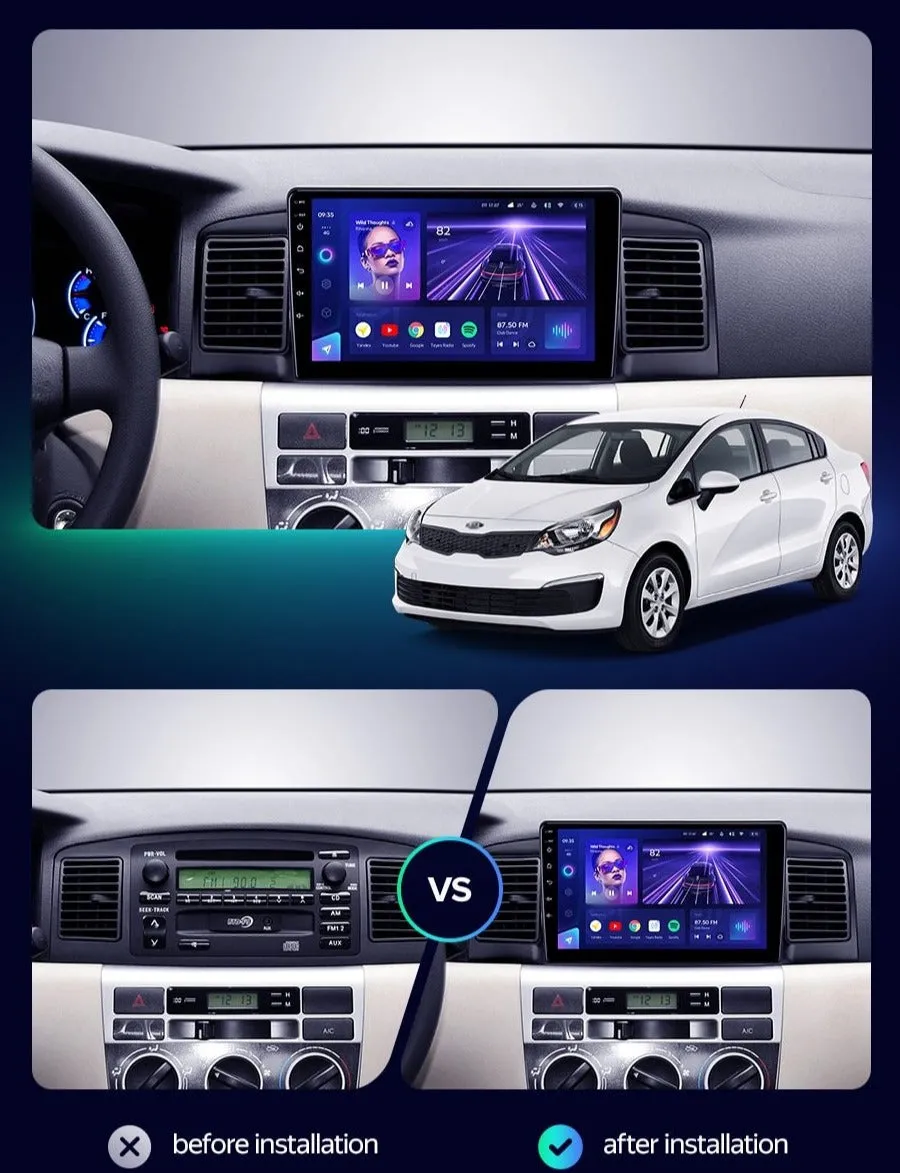 Car Dealz Elite 4G Data Model 10.2" Android 12.0 BYD F3 1 2005 - 2013 In Dash Plus OEM Fascia