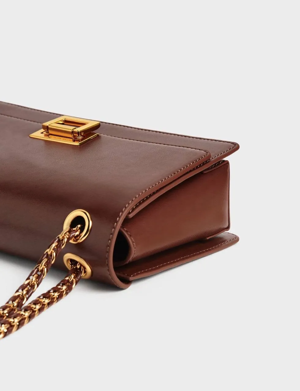Chain Handle Shoulder Bag