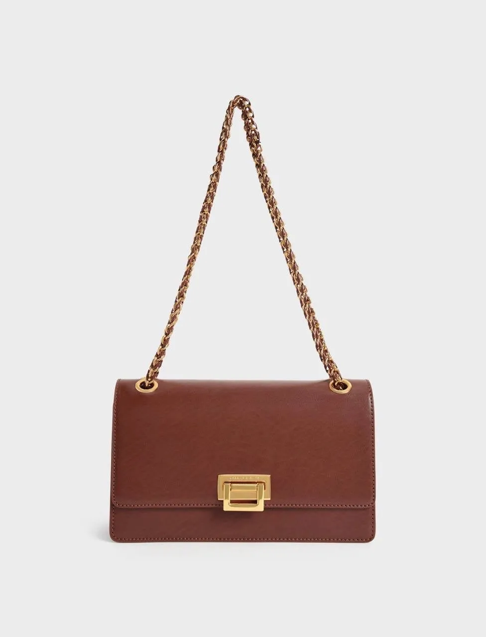Chain Handle Shoulder Bag