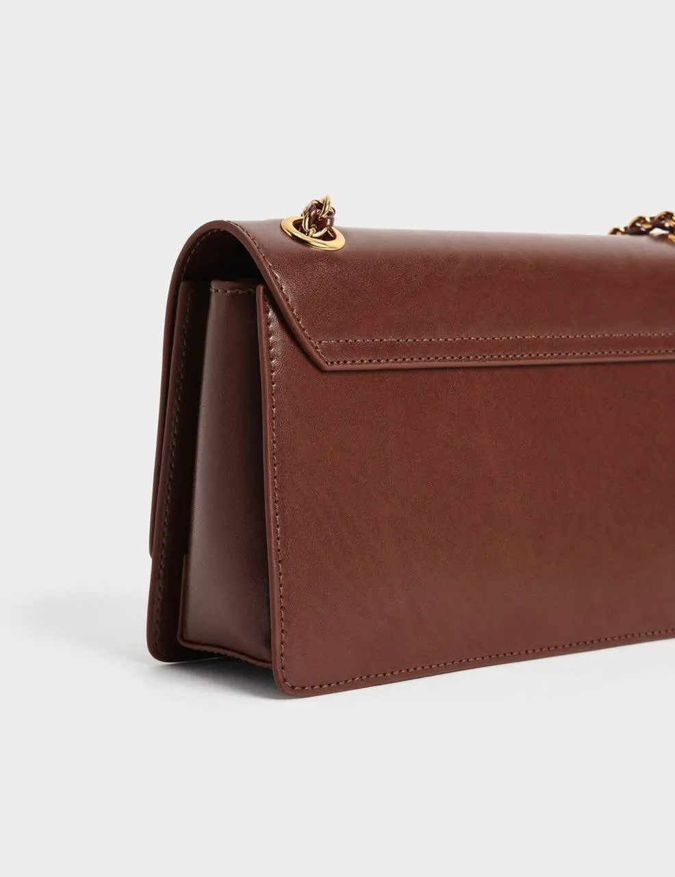 Chain Handle Shoulder Bag