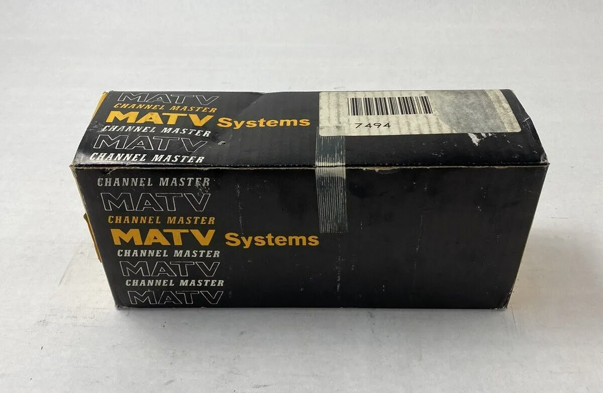 Channel Master MATV Systems Model 7494 Band Pass Filter UHF Band Channel 49