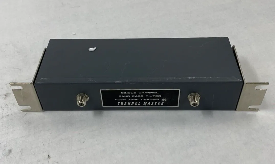 Channel Master MATV Systems Model 7494 Band Pass Filter UHF Band Channel 59