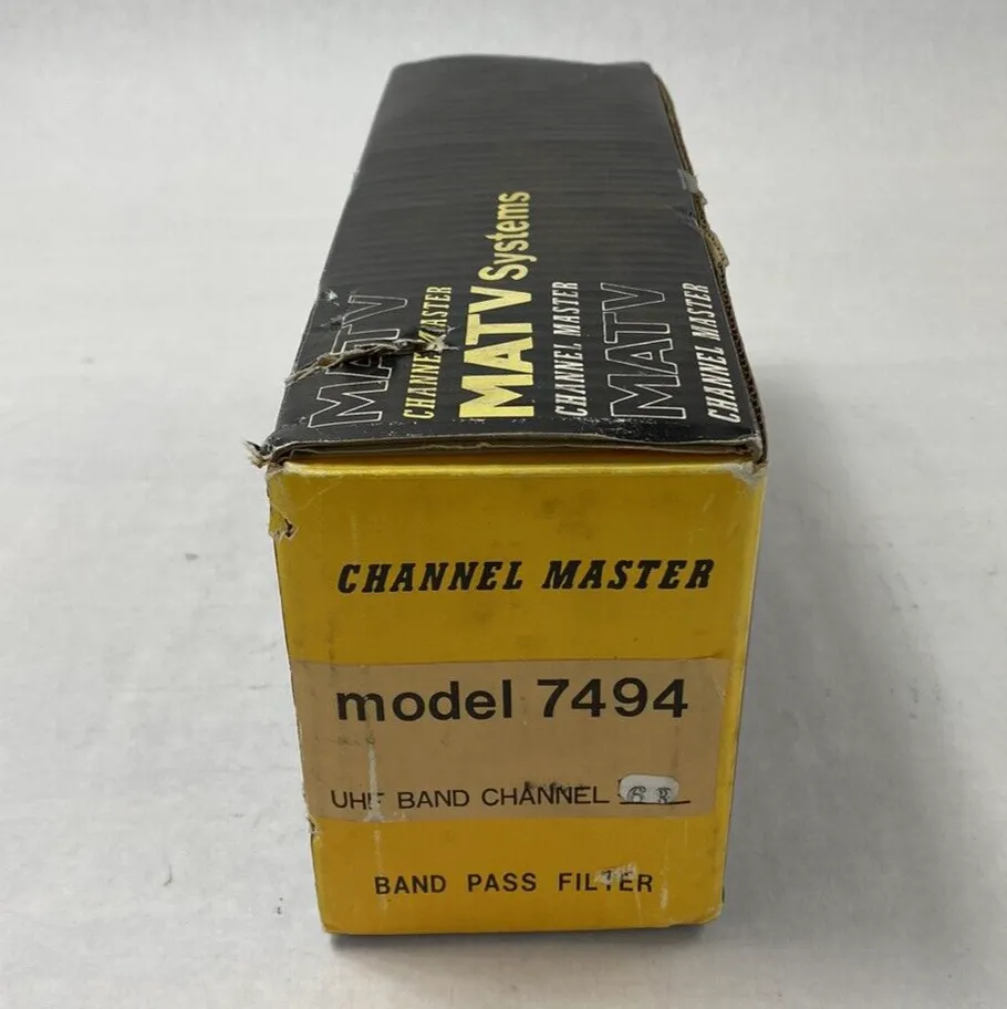Channel Master MATV Systems Model 7494 Band Pass Filter UHF Band Channel 63