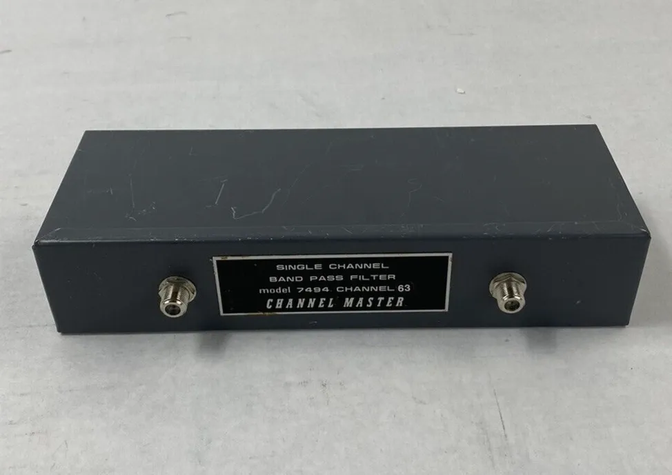 Channel Master MATV Systems Model 7494 Band Pass Filter UHF Band Channel 63