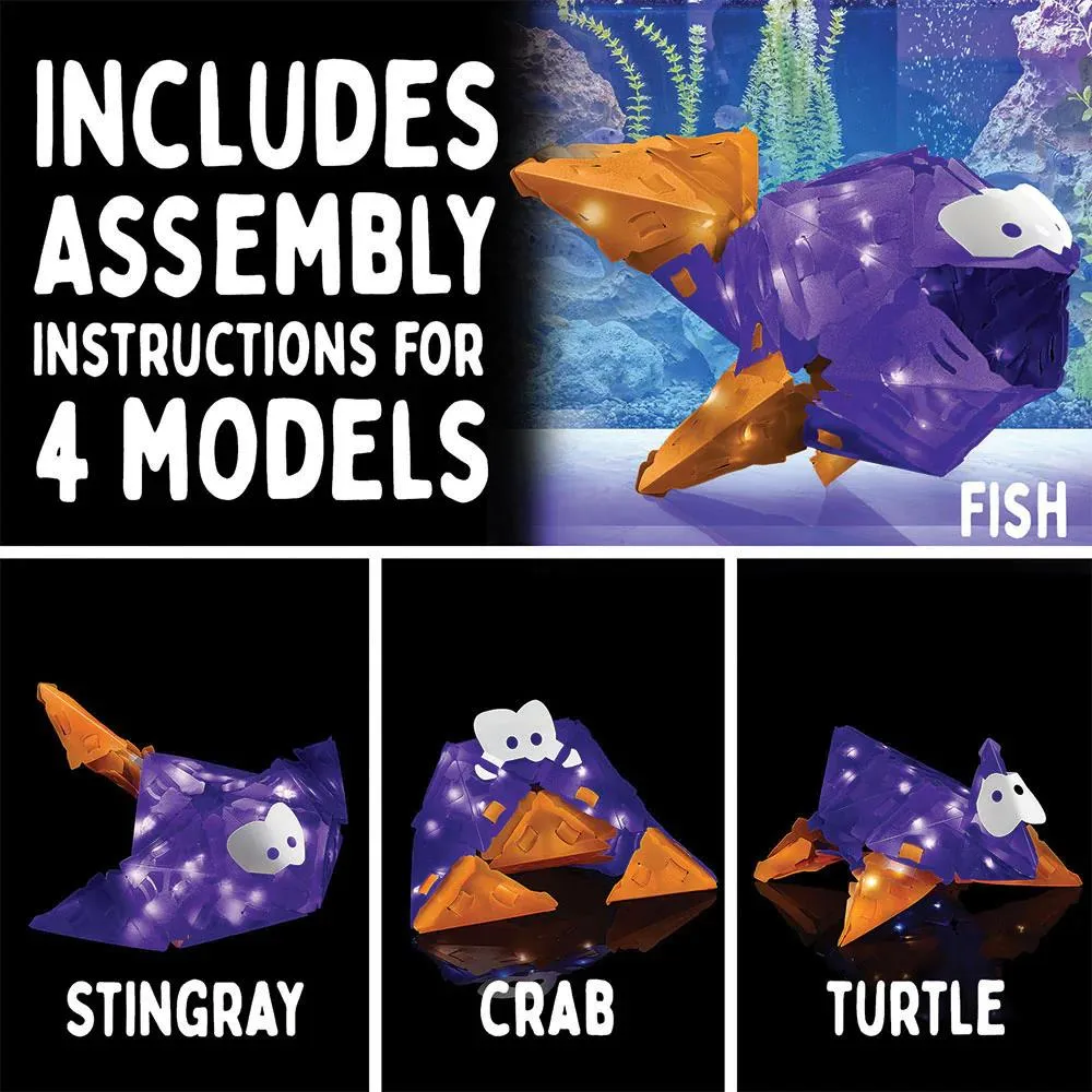 Creatto 3D Light Up Kit - Flashy Fish & Silly Swimmers
