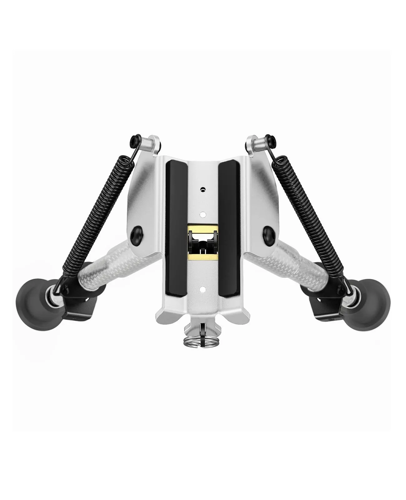 Cvlife 6-9 Inches Carbon Fiber Silver Bipod Picatinny Bipod with Adapter - Global