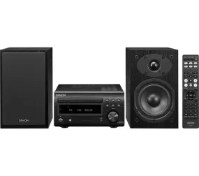 Denon DM41DAB DAB  Mini HiFi System Black