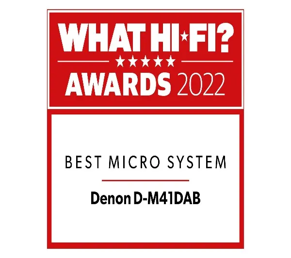 Denon DM41DAB DAB  Mini HiFi System Black