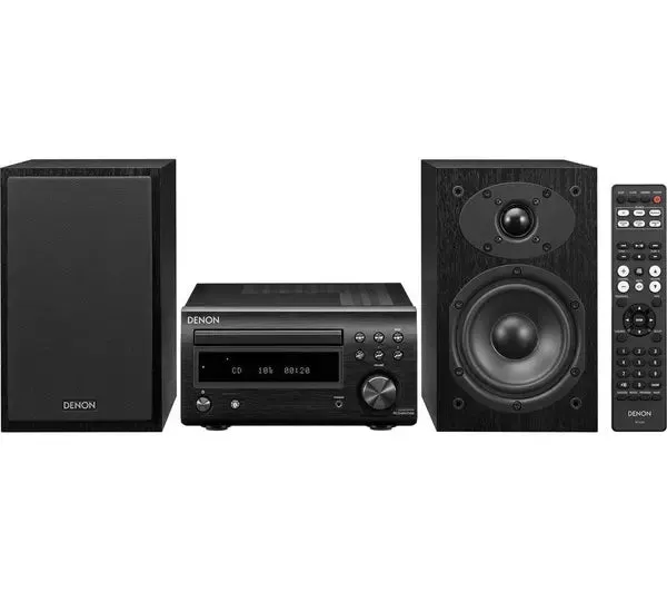 Denon DM41DAB DAB  Mini HiFi System Black