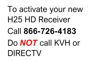 Directv H25 HD Receiver With RF  Remote Reman