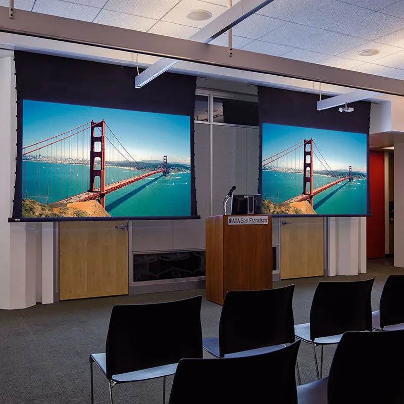 Draper Access V [HDTV 16:9] Tab-Tensioned ceiling-recessed Electric Screen 193" (94 1/2" x 168") 140033U