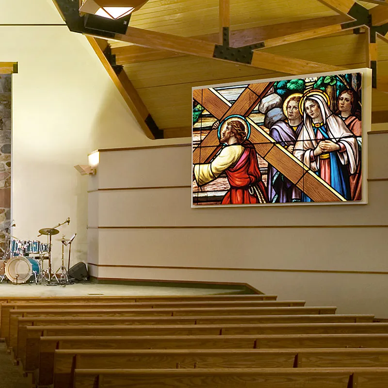 Draper Edgeless Clarion [NTSC 4:3] Fixed Frame Projection Screen 90" (54" x 72") 255007TD