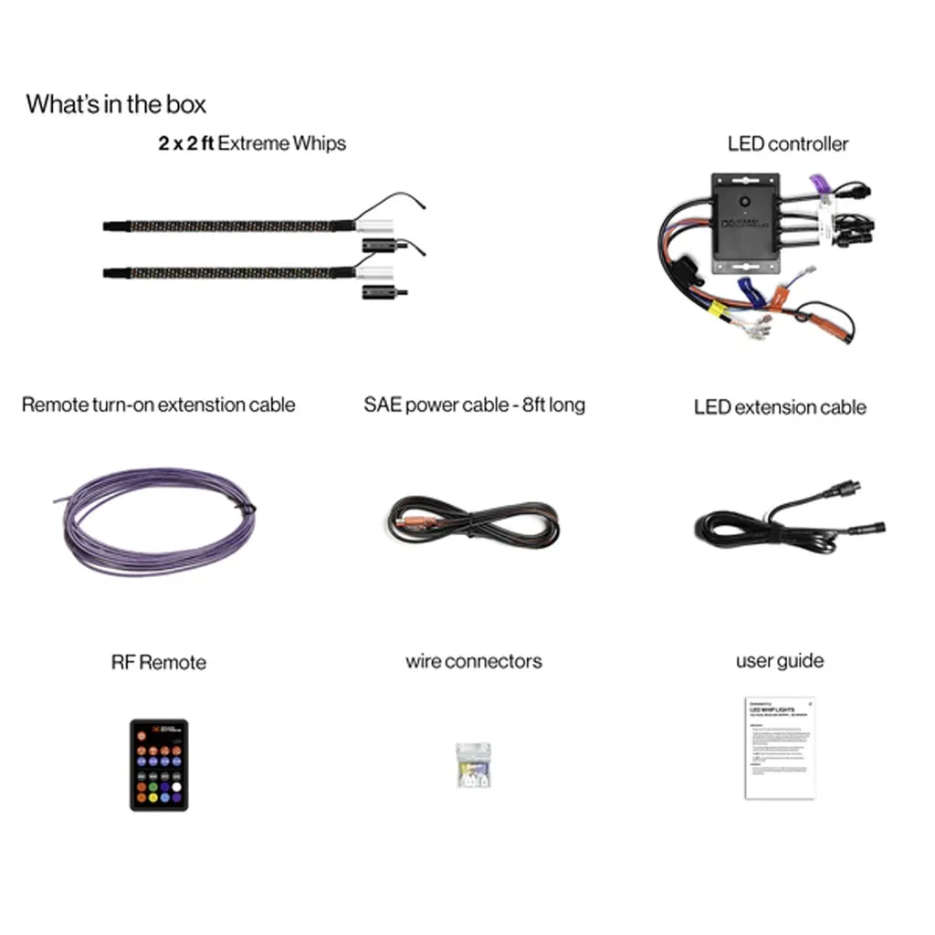 EcoXGear Extreme Whip Kit 2ft 2pk   Contoller