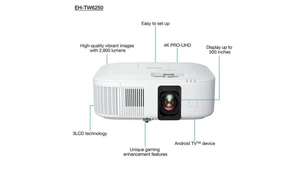 Epson EHTW6250 4K PRO-UHD Projector