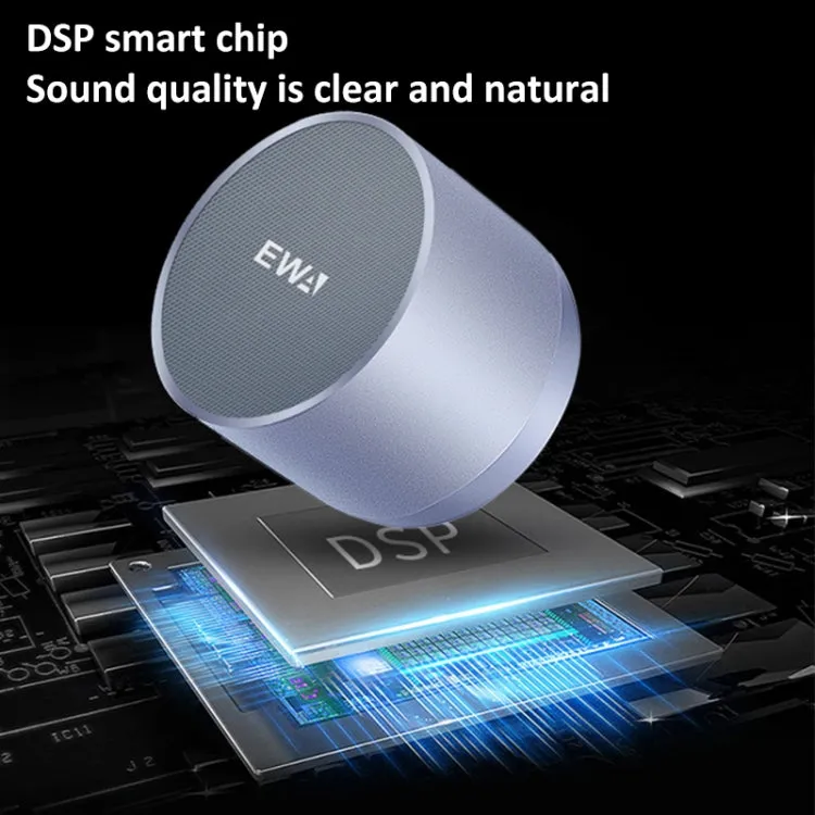 EWA A3 Compact 8W Waterproof Bluetooth Speakers with Enhanced Bass and 3D Stereo Sound