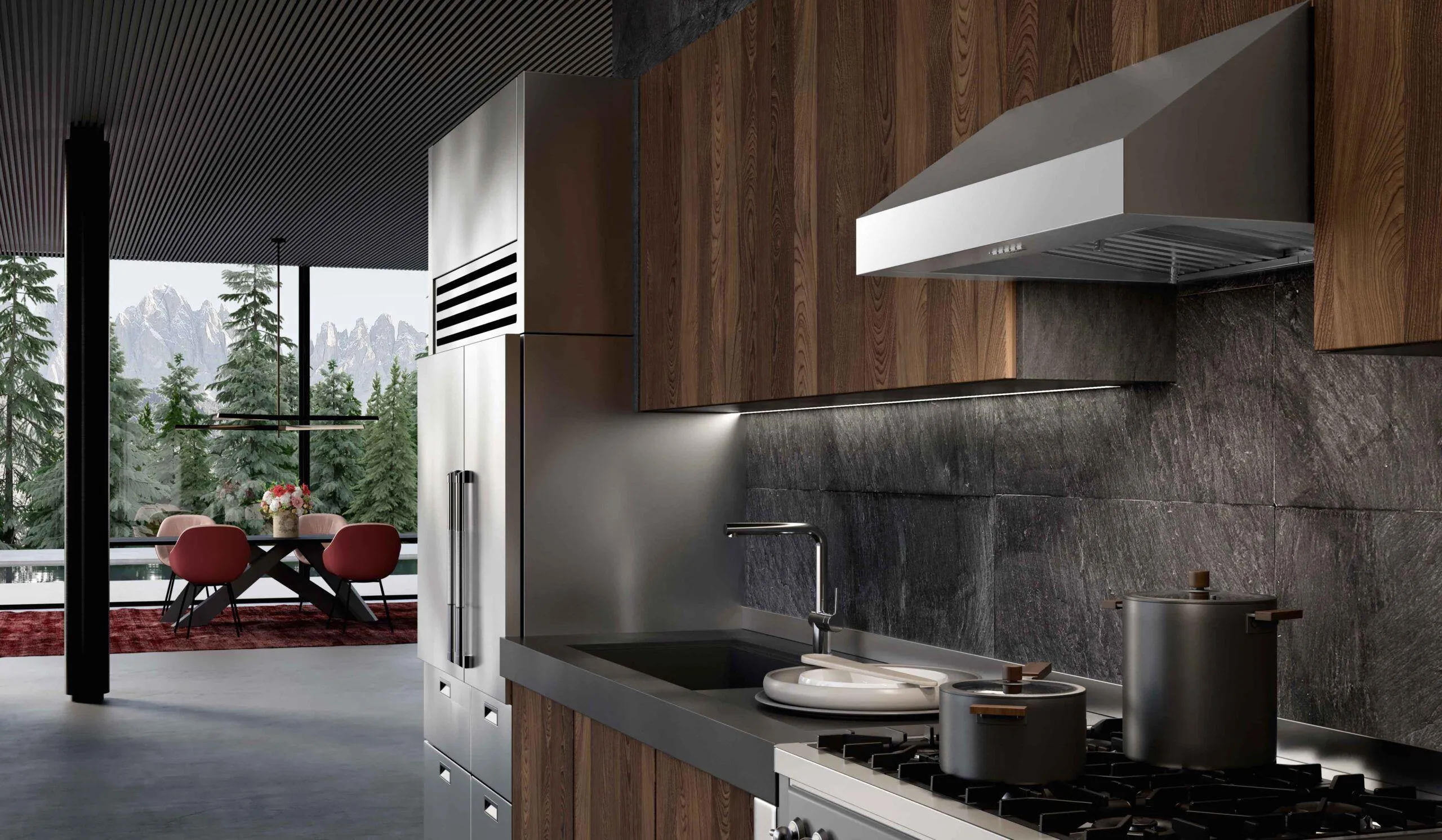 Faber BREV361SS600 Breva Pro 11 36" Stainless Steel 600 CFM