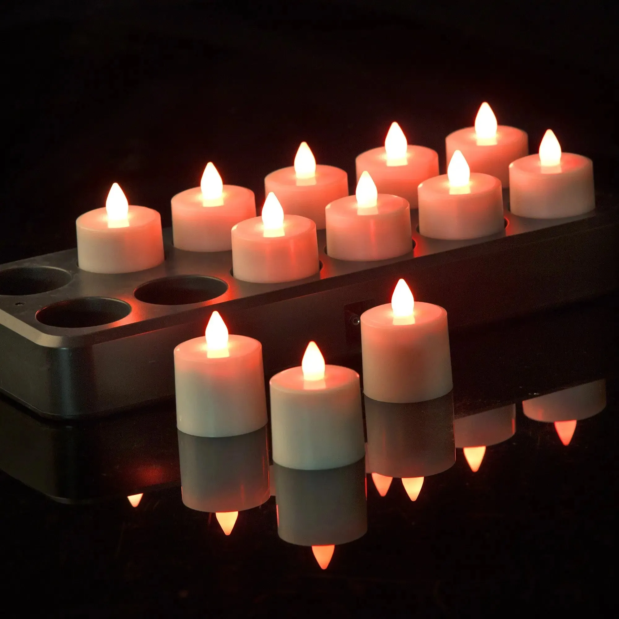 Filini LED tealights, warm white
