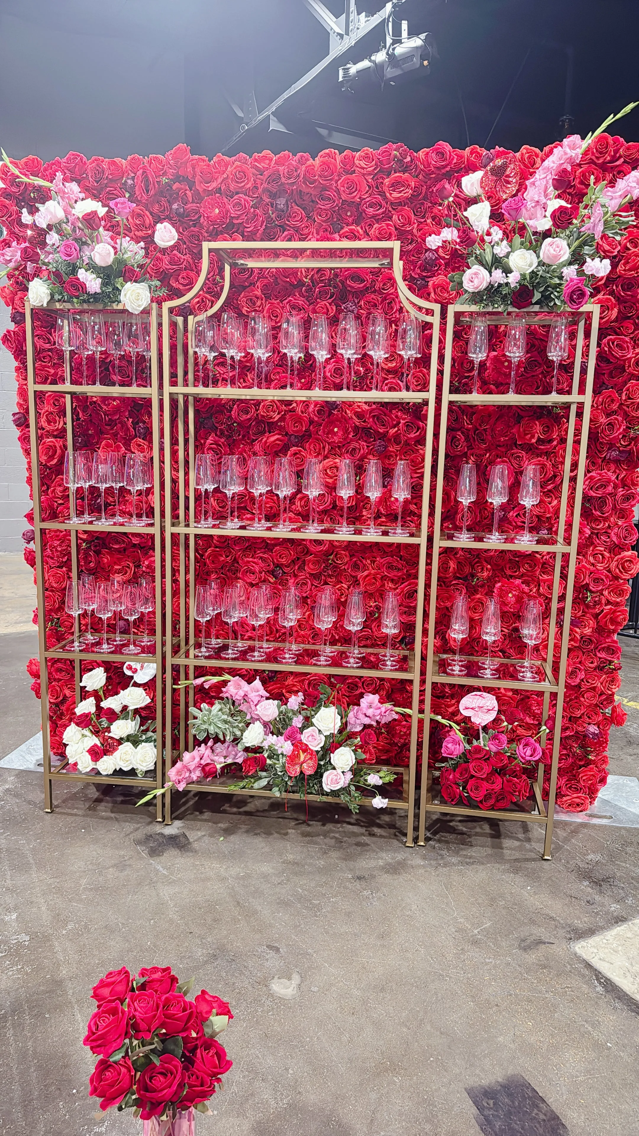 Floral Rose Wall