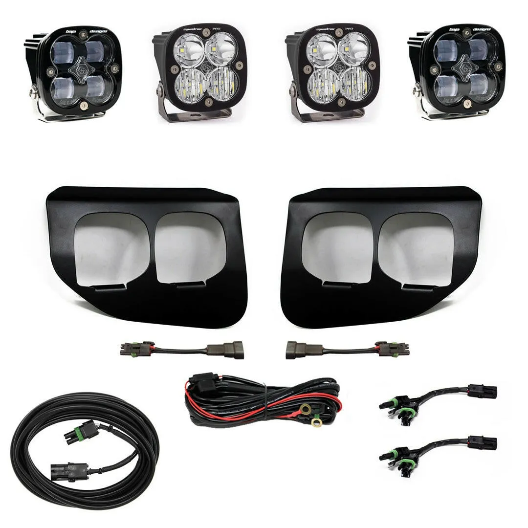 Ford Squadron SAE/Pro Fog Pocket Light Kit - Ford 2020-22 F-250/350 Super Duty