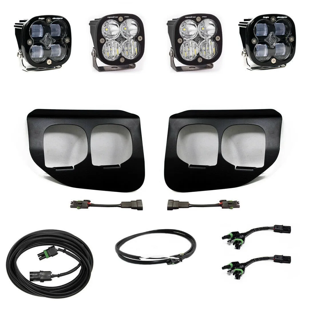 Ford Squadron SAE/Pro Fog Pocket Light Kit - Ford 2020-22 F-250/350 Super Duty