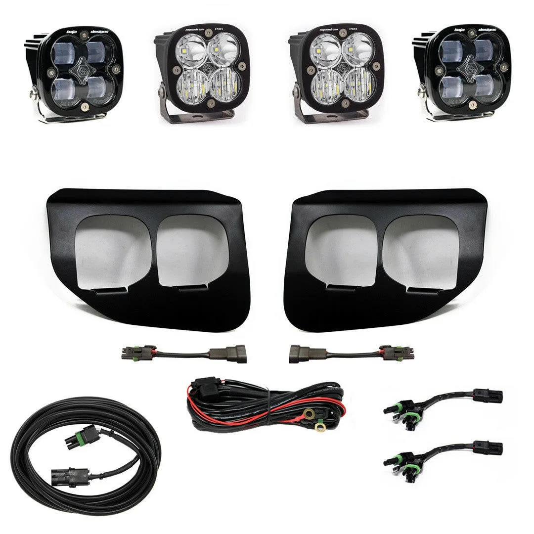 Ford Squadron SAE/Pro Fog Pocket Light Kit - Ford 2020-22 F-250/350 Super Duty