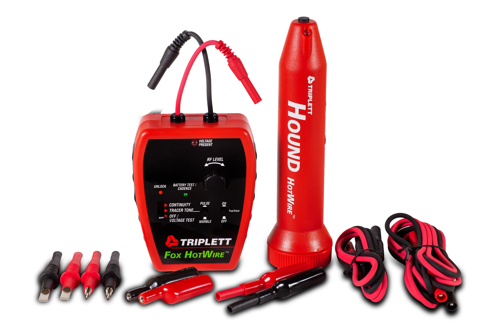 Fox & Hound HotWire™ Live Wire Tone & Probe Kit: Trace Live 120/220VAC Power Lines - (3388)