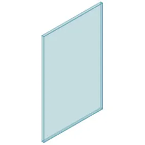 Frameless 12mm Glass Balustrade Panels, 970MM HIGH  choose your size,