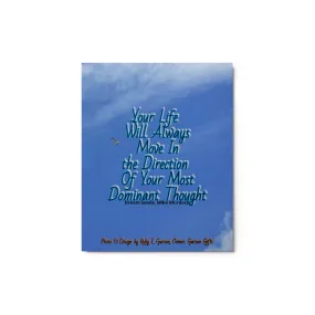 GG - Metal print - Blue Sky with Bird - Your Life