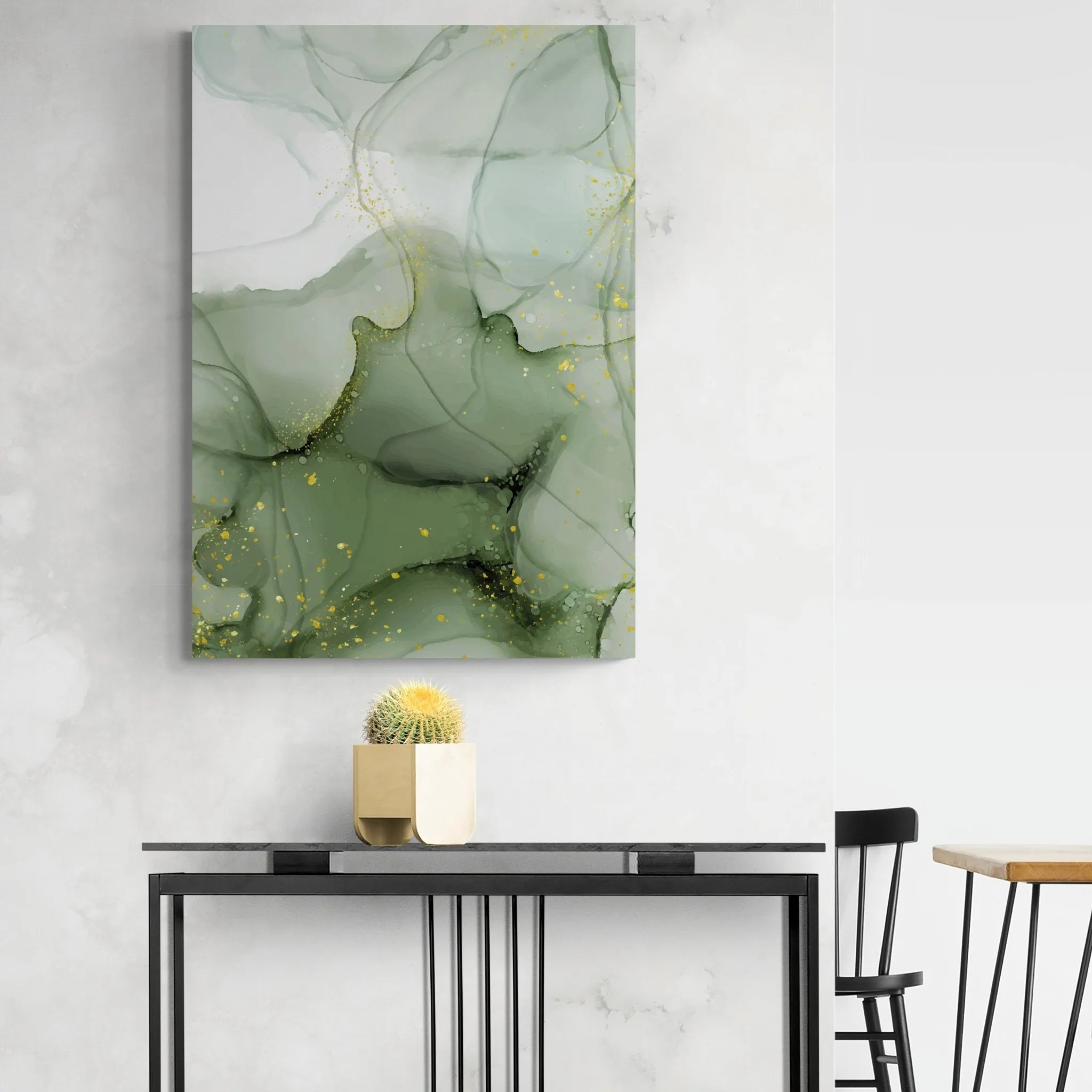 Green Marble Wall Art