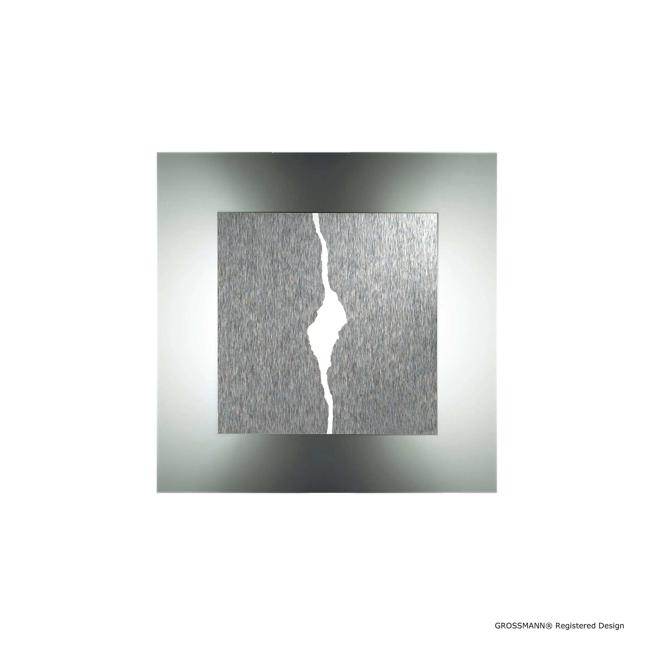 Grossmann Canyon Square Wall Light In Aluminium - ID 9546