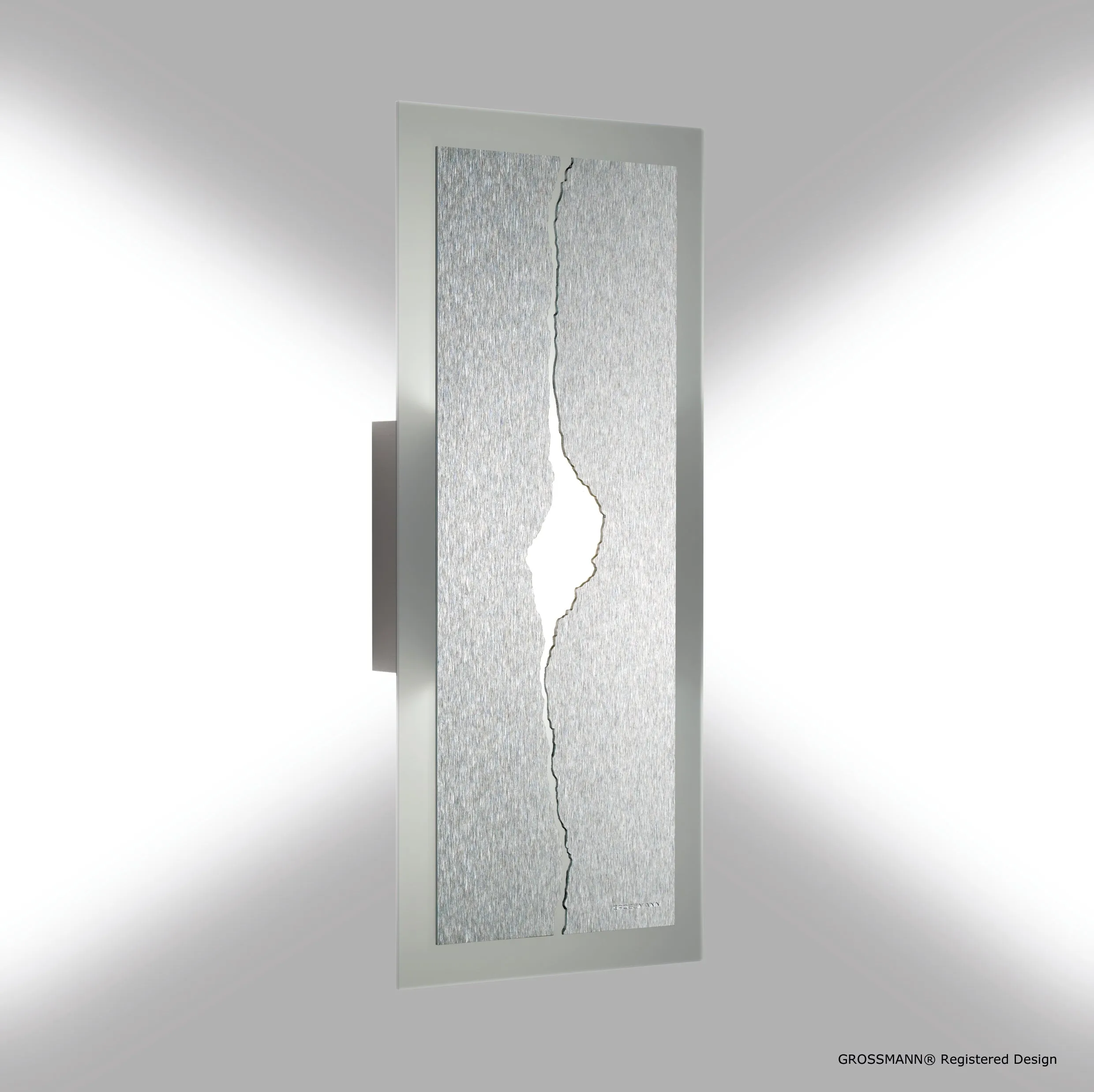 Grossmann Canyon Wall Light In Aluminium - ID 9545  - EX-DISPLAY
