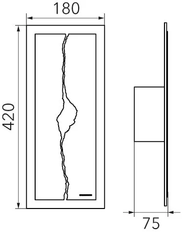 Grossmann Canyon Wall Light In Aluminium - ID 9545  - EX-DISPLAY