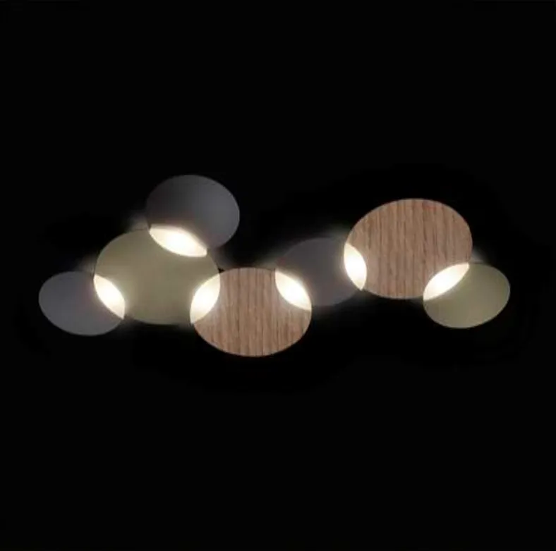 Grossmann CIRC Six Lamp Wall / Ceiling Light - Colour Options ID 11329 11330