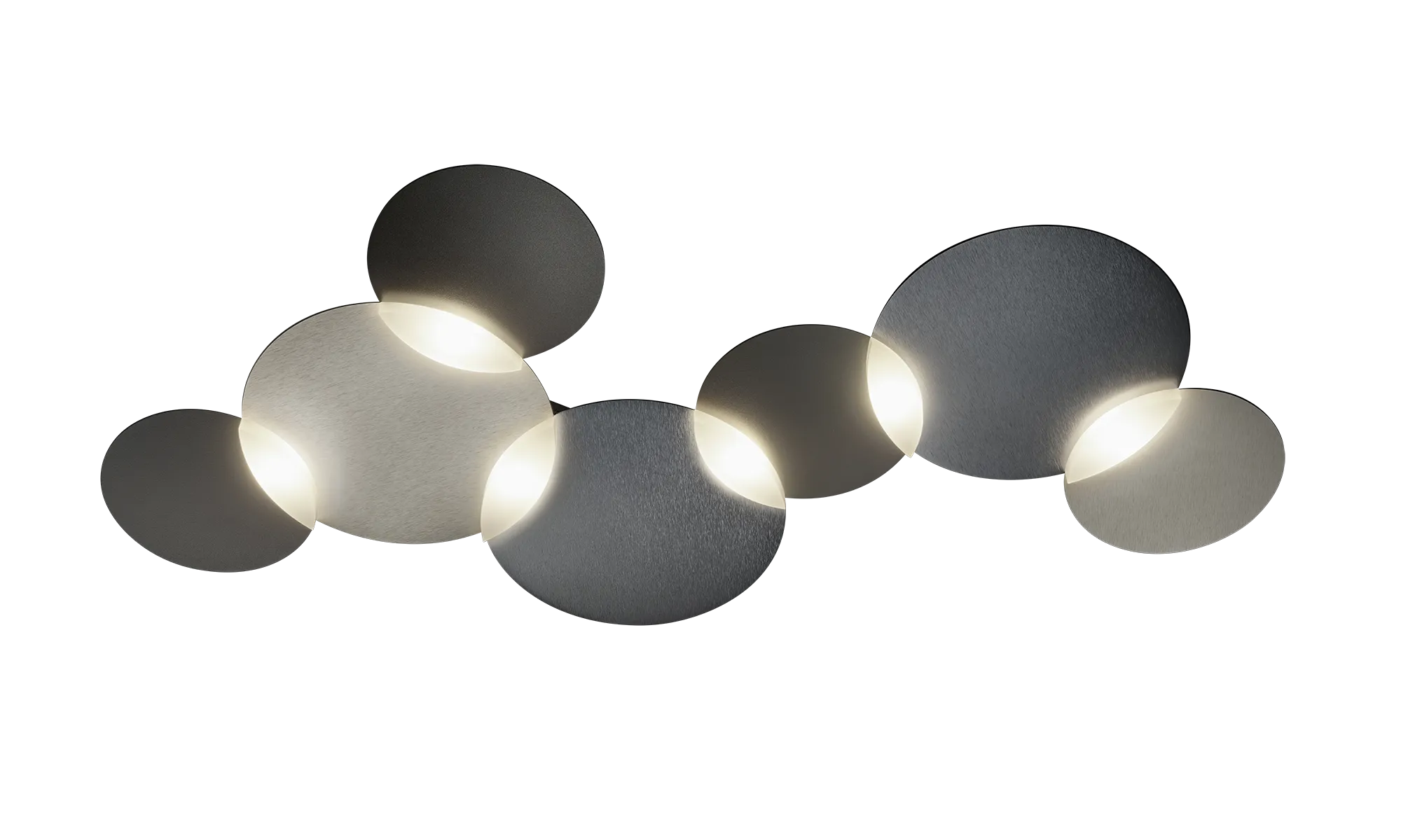 Grossmann CIRC Six Lamp Wall / Ceiling Light - Colour Options ID 11329 11330